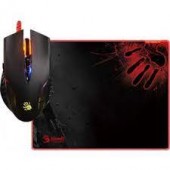 A4TECH Q8181S Neon X Glide Bloody Gaming Mouse & Mouse Pad